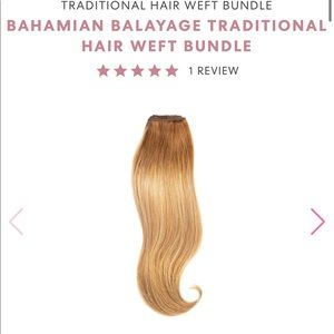 Glam Seamless 20” hair west bundle in Bahamian Balayage 2 rows